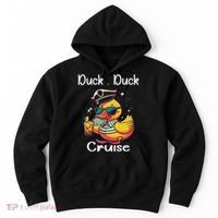 Duck Duck Cruise Funny Family Cruising Matching Squad Hoodie thumb 0