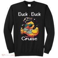 Duck Duck Cruise Funny Family Cruising Matching Squad Sweatshirt thumb 0