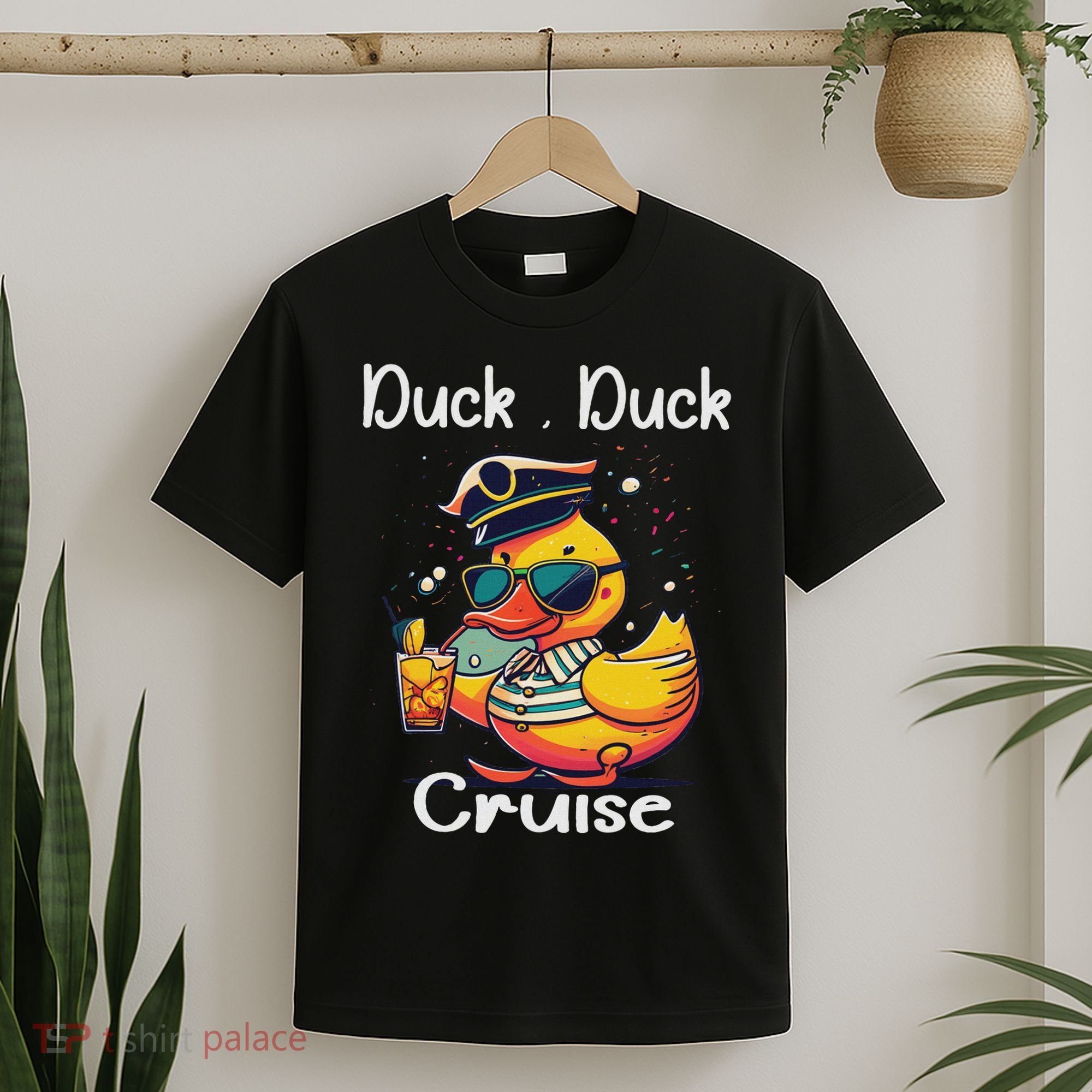 Duck Duck Cruise Funny Family Cruising Matching Squad T-Shirt