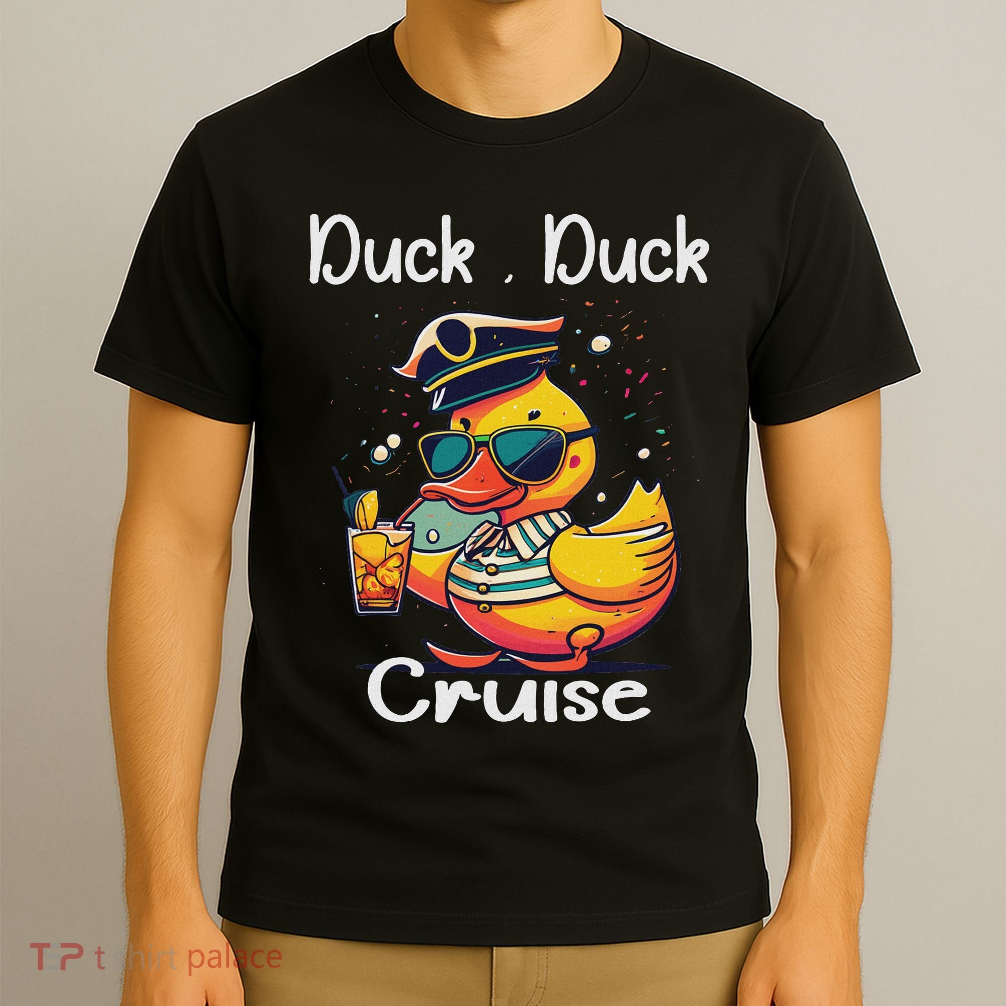 Duck Duck Cruise Funny Family Cruising Matching Squad T-Shirt
