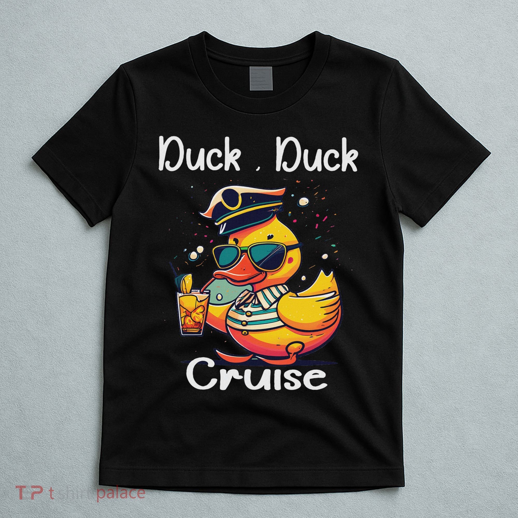 Duck Duck Cruise Funny Family Cruising Matching Squad T-Shirt