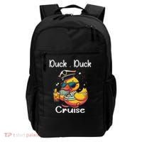 Duck Duck Cruise Funny Family Cruising Matching Squad Backpack thumb 0