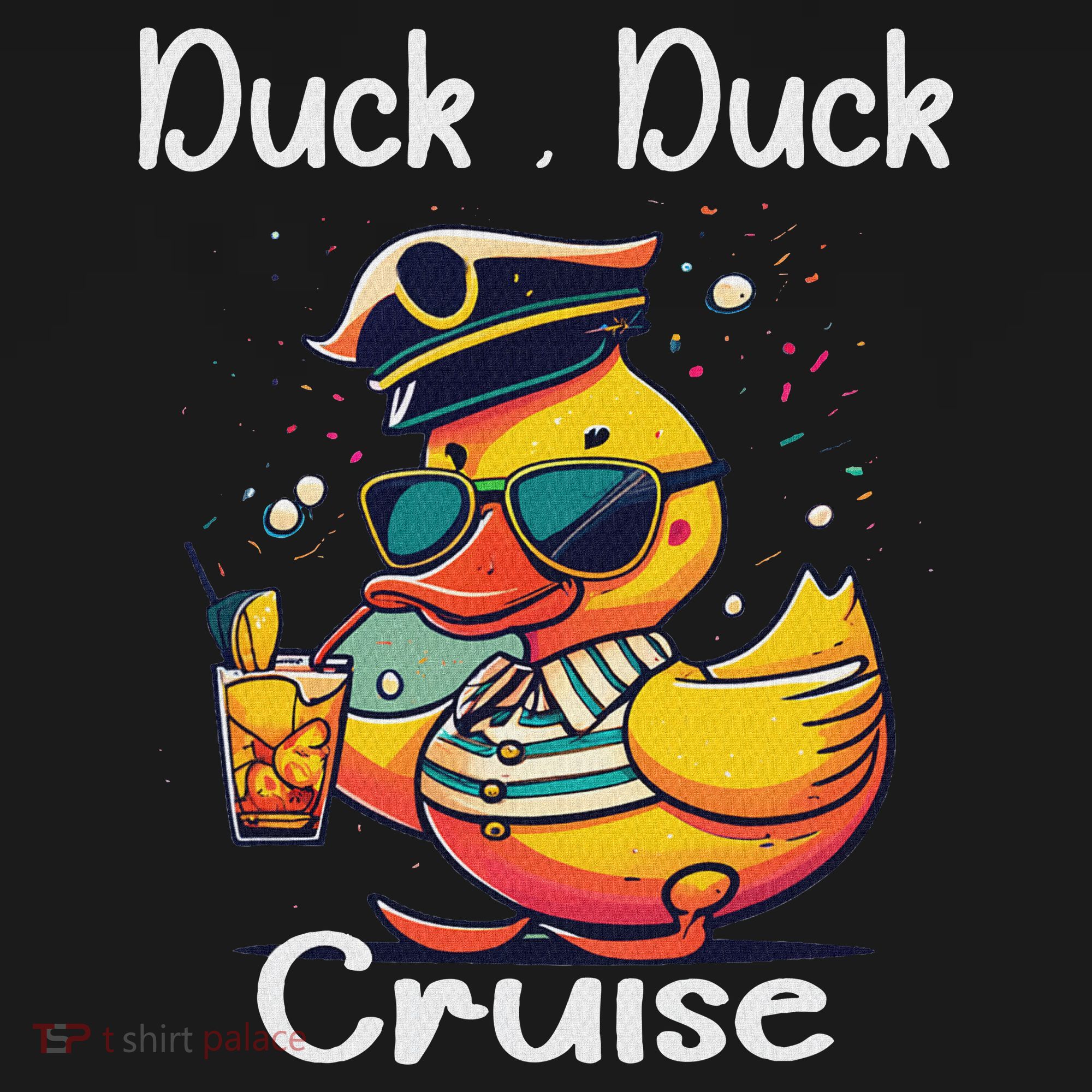Duck Duck Cruise Funny Family Cruising Matching Squad Women's Hoodie