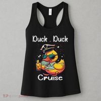 Duck Duck Cruise Funny Family Cruising Matching Squad Women's Tank Top thumb 3