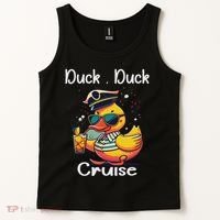 Duck Duck Cruise Funny Family Cruising Matching Squad Tank Top thumb 2