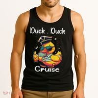 Duck Duck Cruise Funny Family Cruising Matching Squad Tank Top thumb 3