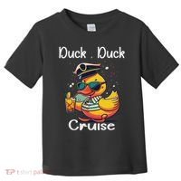 Duck Duck Cruise Funny Family Cruising Matching Squad Toddler T-Shirt thumb 0
