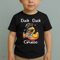 Duck Duck Cruise Funny Family Cruising Matching Squad Toddler T-Shirt thumb 2