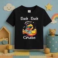 Duck Duck Cruise Funny Family Cruising Matching Squad Toddler T-Shirt thumb 3