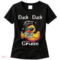 Duck Duck Cruise Funny Family Cruising Matching Squad Women's T-Shirt thumb 0