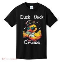 Duck Duck Cruise Funny Family Cruising Matching Squad Kids T-Shirt thumb 0