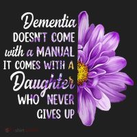 Dementia Doesn't Come With a Manual It Comes With a Daughter Women's Sweatshirt thumb 2