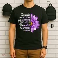 Dementia Doesn't Come With a Manual It Comes With a Daughter T-Shirt thumb 6