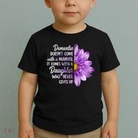 Dementia Doesn't Come With a Manual It Comes With a Daughter Toddler T-Shirt thumb 2
