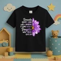 Dementia Doesn't Come With a Manual It Comes With a Daughter Toddler T-Shirt thumb 3