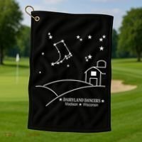 Dairyland Dancers Country Line Dancing Madison Wisconsin Golf Towel thumb 1