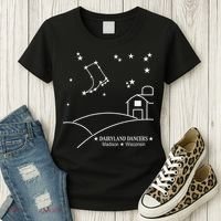 Dairyland Dancers Country Line Dancing Madison Wisconsin Women's T-Shirt thumb 3