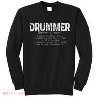 Drummer Definition Drums Drumming Funny Drummer Sweatshirt thumb 0