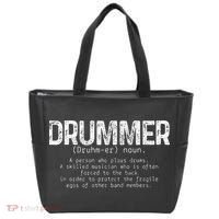 Drummer Definition Drums Drumming Funny Drummer Tote Bag thumb 0