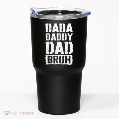 Dada Daddy Dad Bruh Vintage Funny Fathers Day Dad Father Tumbler