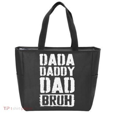 Dada Daddy Dad Bruh Vintage Funny Fathers Day Dad Father Tote Bag