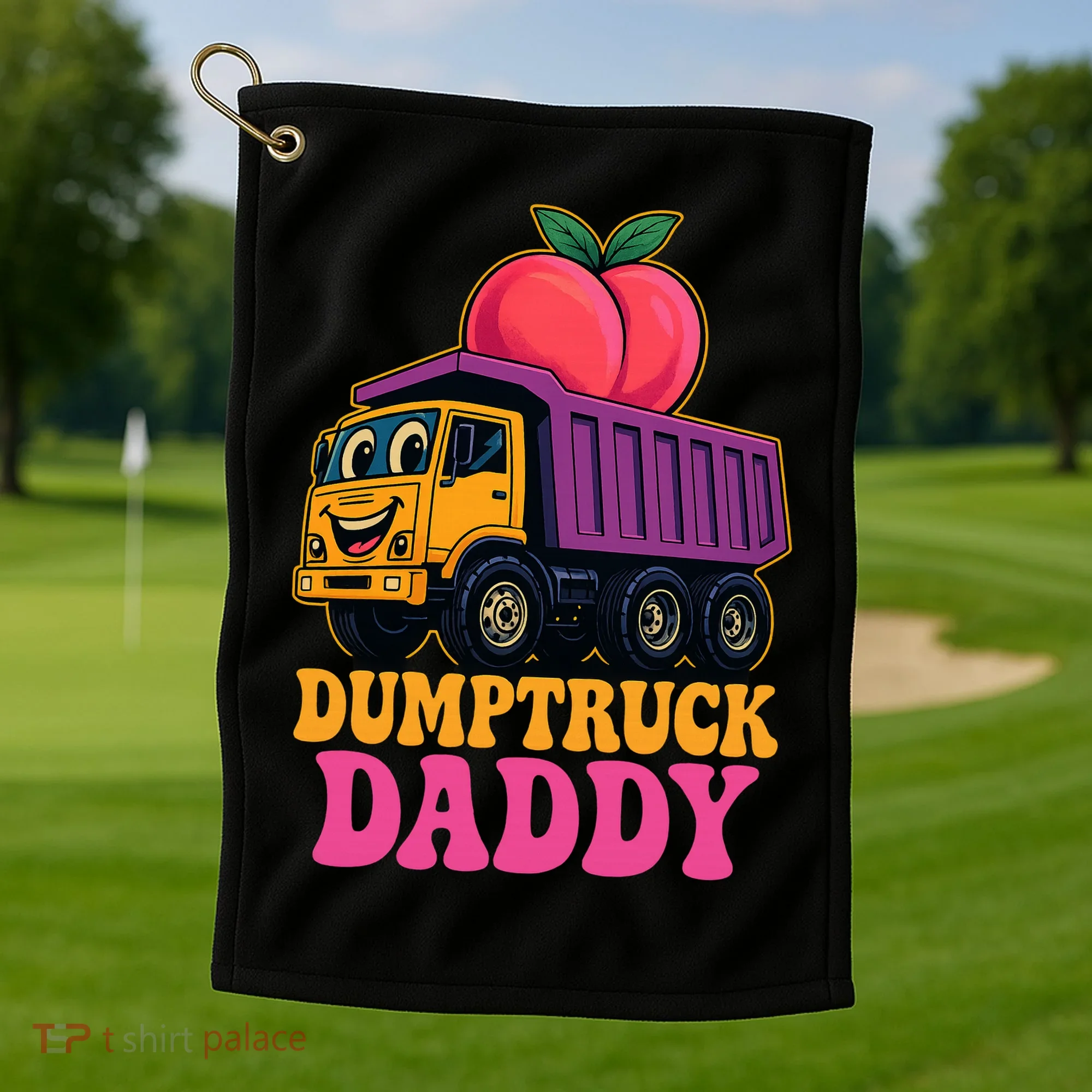 Dumptruck Daddy Golf Towel