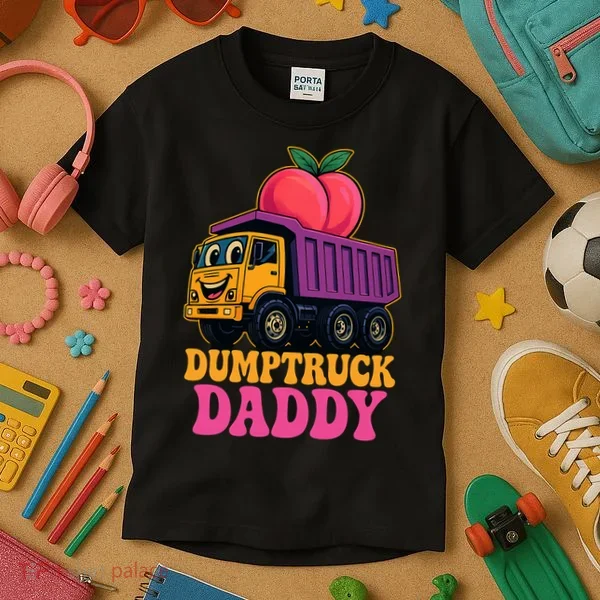 Dumptruck Daddy Kids T-Shirt