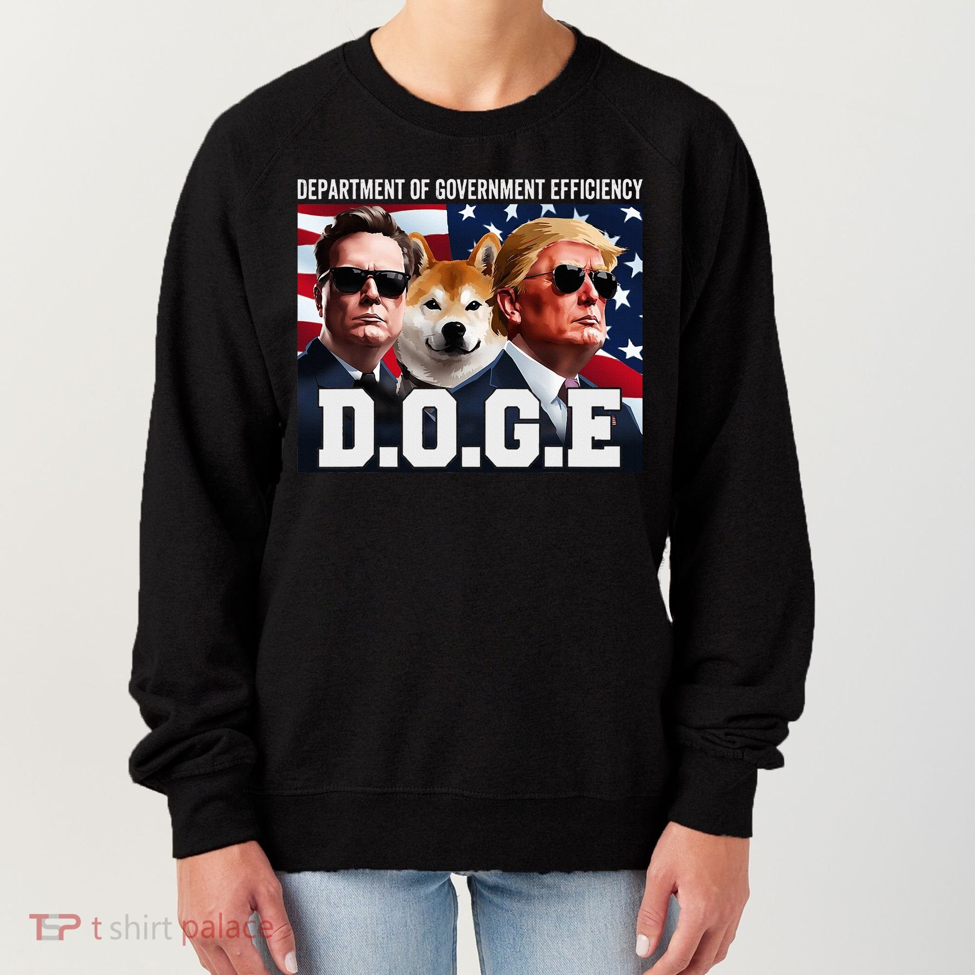 D.O.G.E Doge Department Of Government Efficiency Women's Sweatshirt