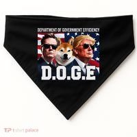D.O.G.E Doge Department Of Government Efficiency USA-Made Doggie Bandana thumb 0