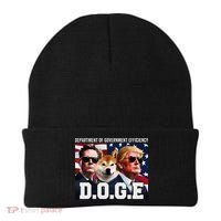 D.O.G.E Doge Department Of Government Efficiency Beanie thumb 0