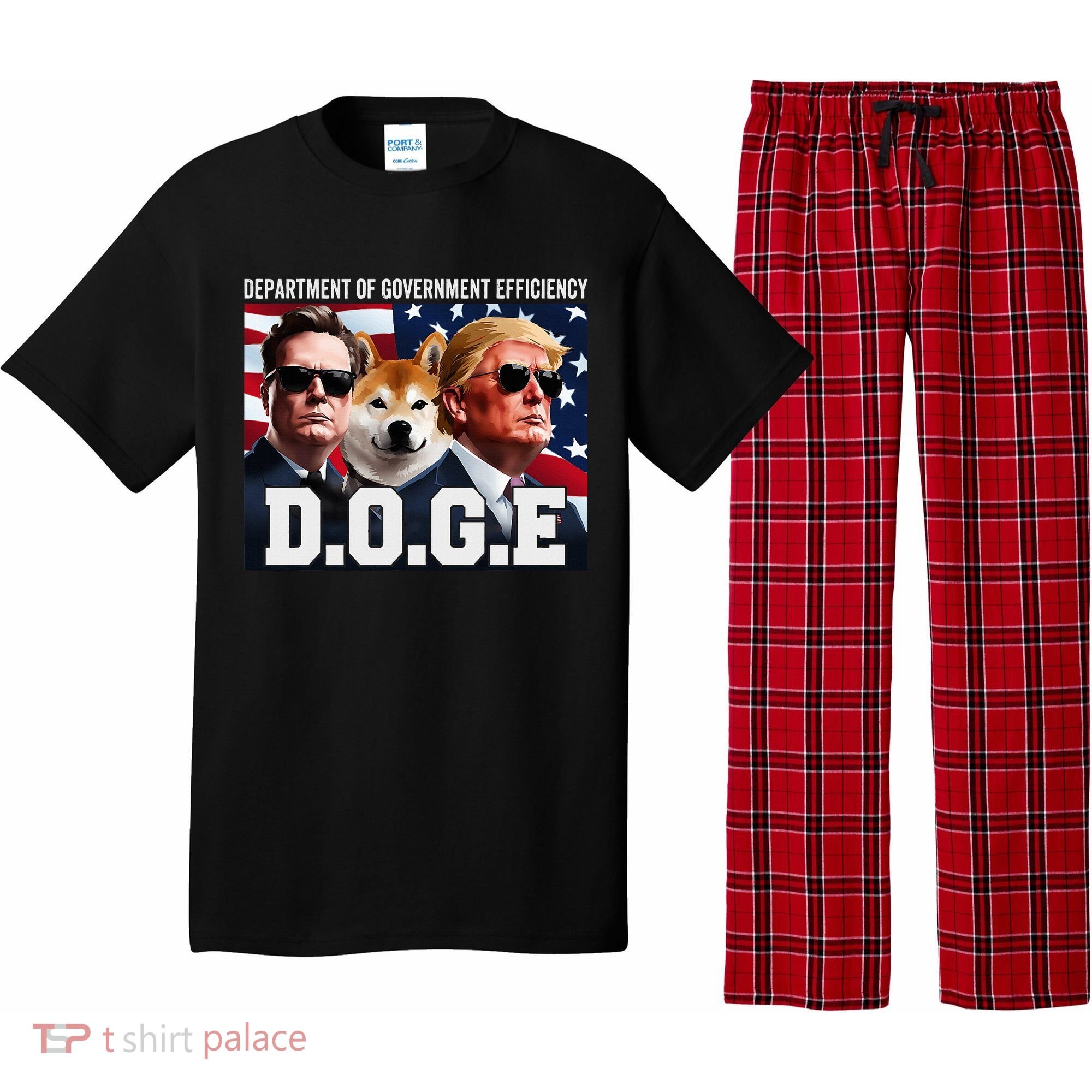 D.O.G.E Doge Department Of Government Efficiency Pajama Set