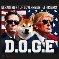 D.O.G.E Doge Department Of Government Efficiency Women's Hoodie thumb 2