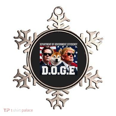 D.O.G.E Doge Department Of Government Efficiency Ornament