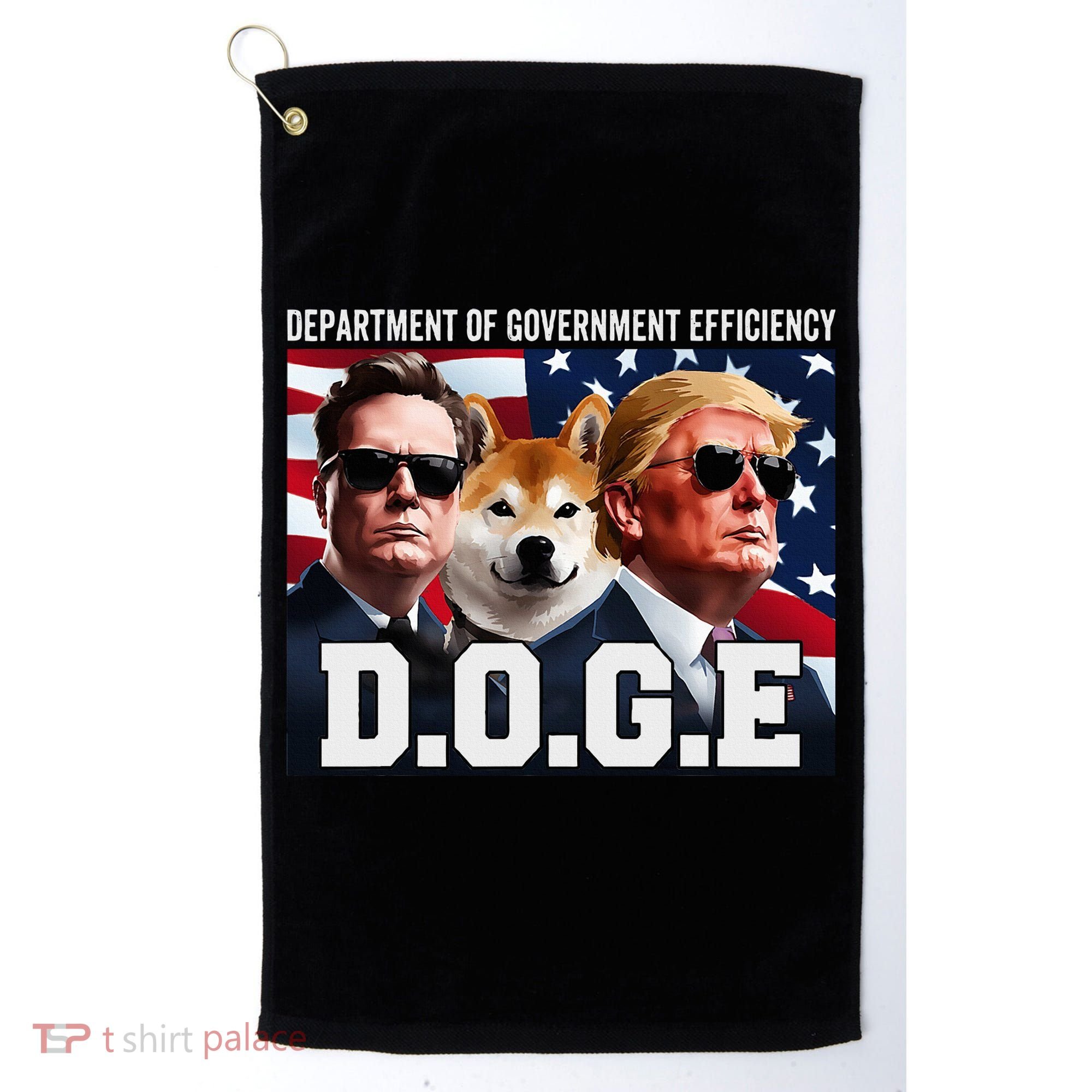 D.O.G.E Doge Department Of Government Efficiency Golf Towel