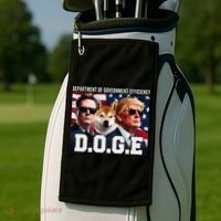 D.O.G.E Doge Department Of Government Efficiency Golf Towel thumb 2