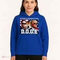 D.O.G.E Doge Department Of Government Efficiency Hoodie thumb 5