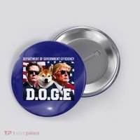 D.O.G.E Doge Department Of Government Efficiency Button thumb 0