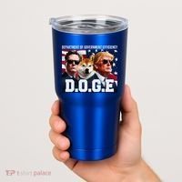 D.O.G.E Doge Department Of Government Efficiency Tumbler thumb 2