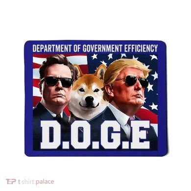 D.O.G.E Doge Department Of Government Efficiency Mousepad
