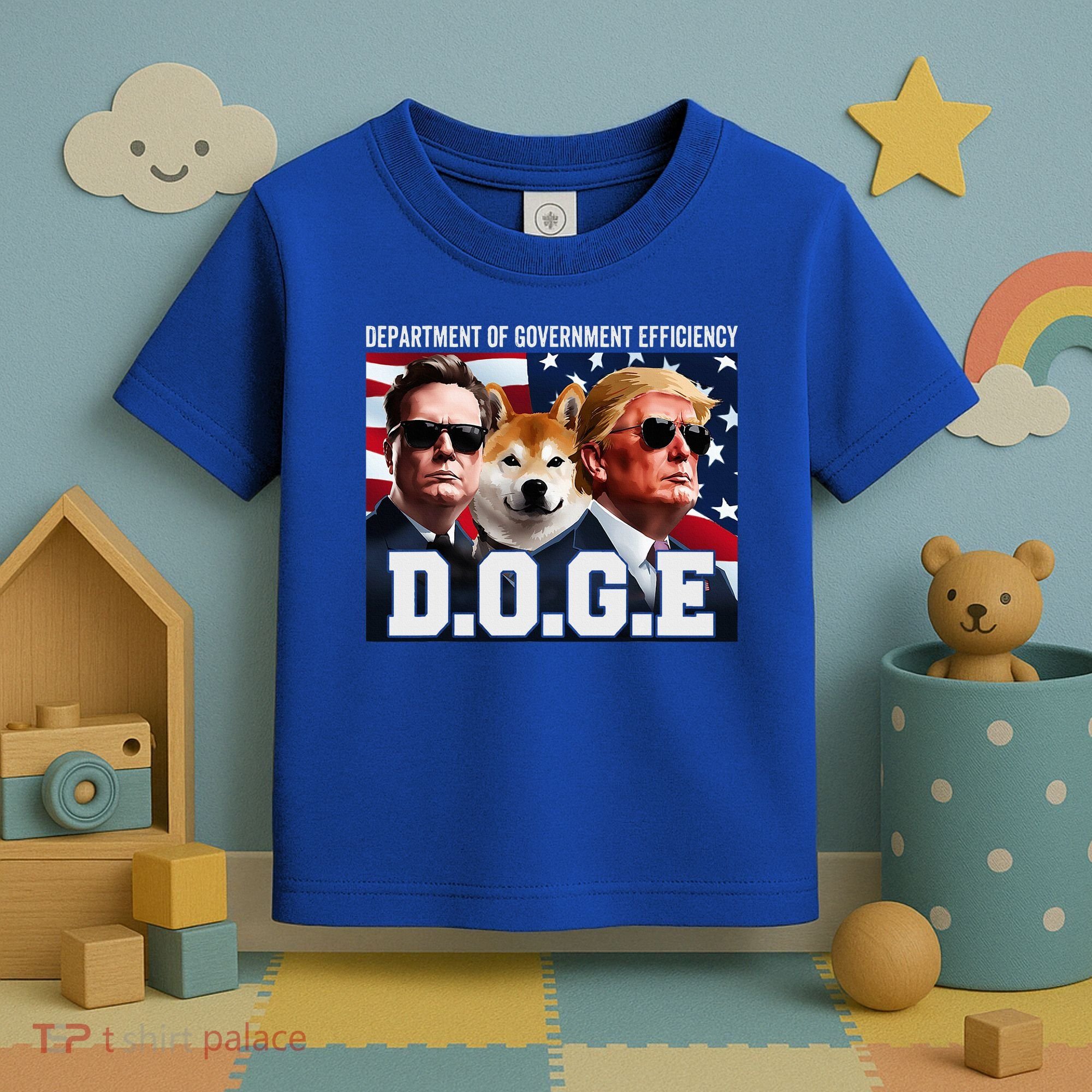 D.O.G.E Doge Department Of Government Efficiency Toddler T-Shirt