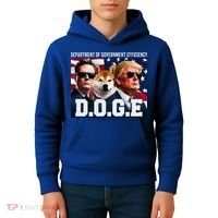 D.O.G.E Doge Department Of Government Efficiency Kids Hoodie thumb 4