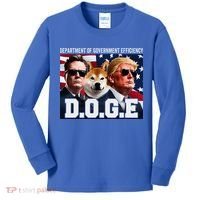 D.O.G.E Doge Department Of Government Efficiency Kids Long Sleeve Shirt thumb 0