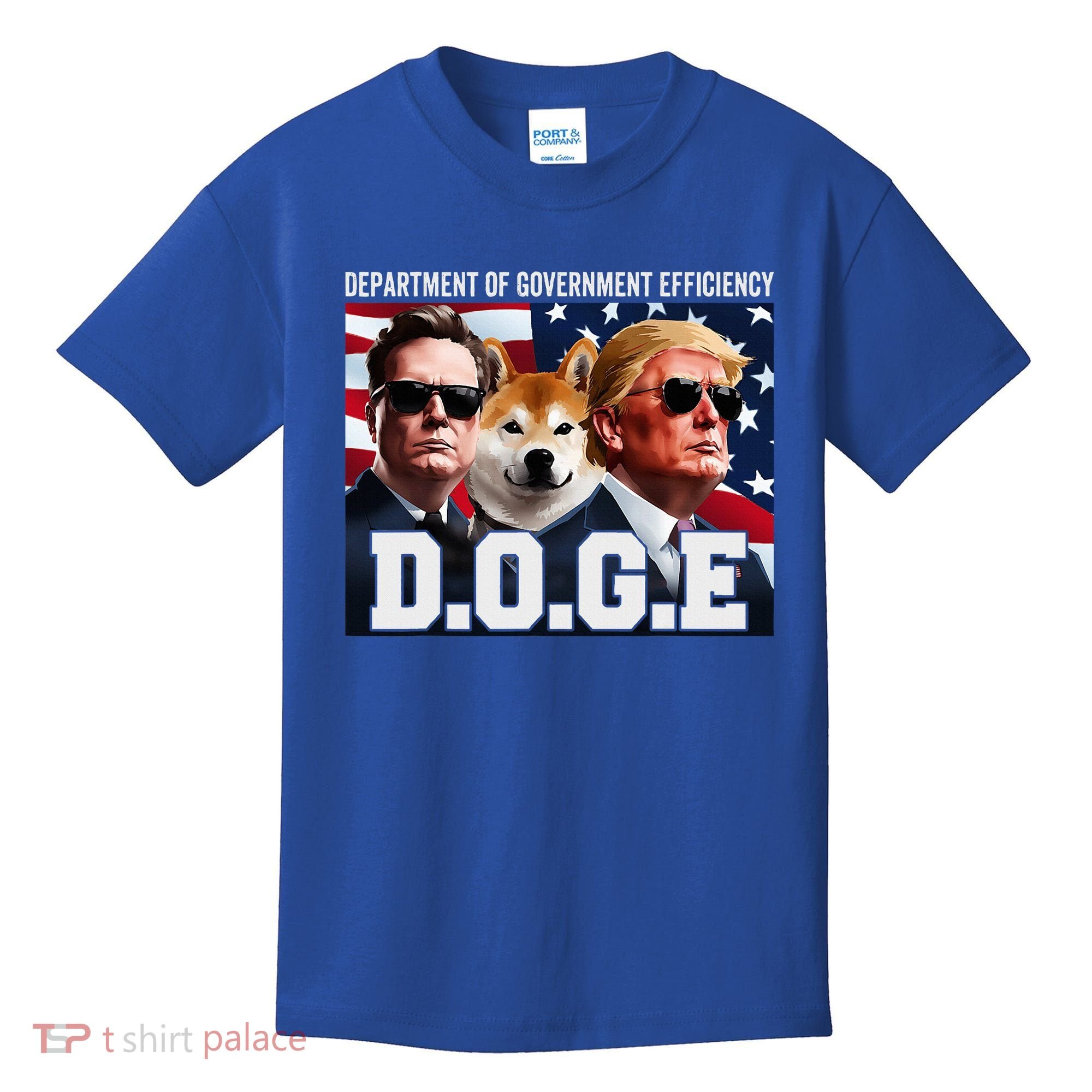 D.O.G.E Doge Department Of Government Efficiency Kids T-Shirt