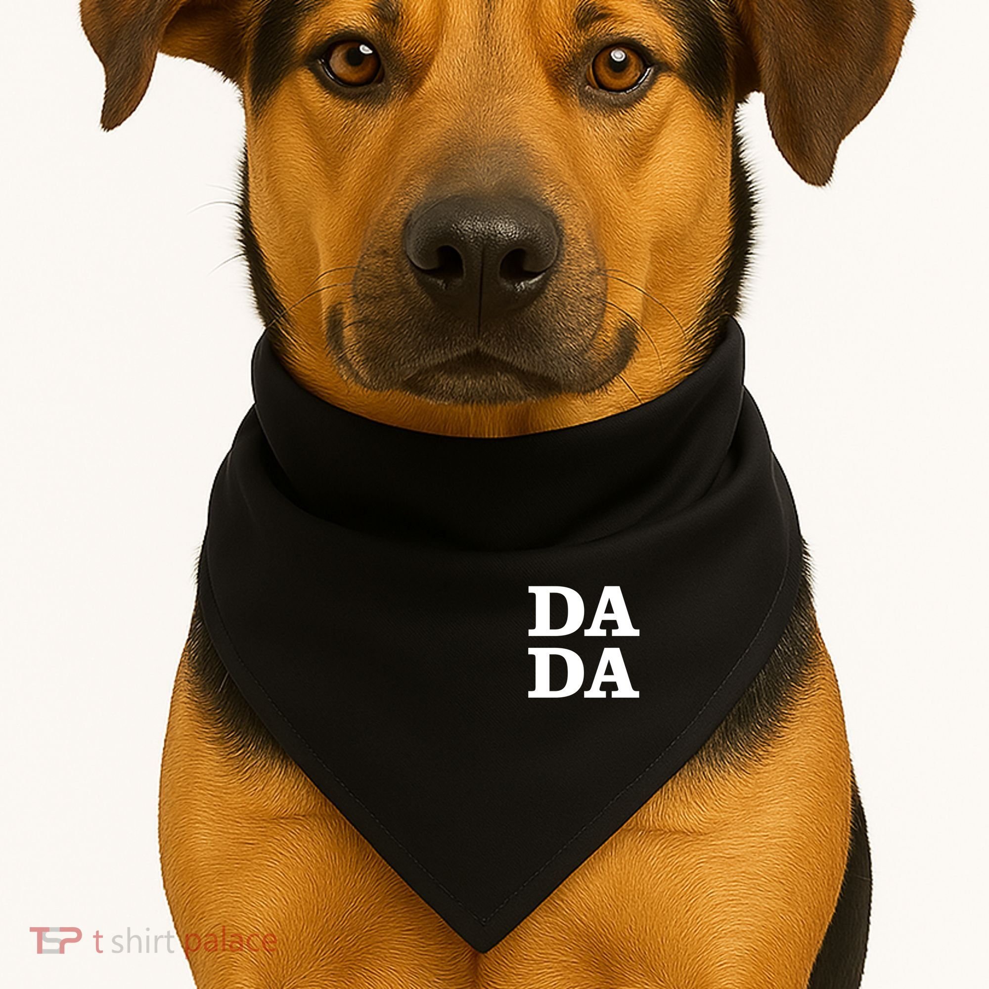 Da Da Dad Pocket Logo Fathers Day USA-Made Doggie Bandana