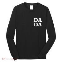Da Da Dad Pocket Logo Fathers Day Long Sleeve Shirt thumb 0