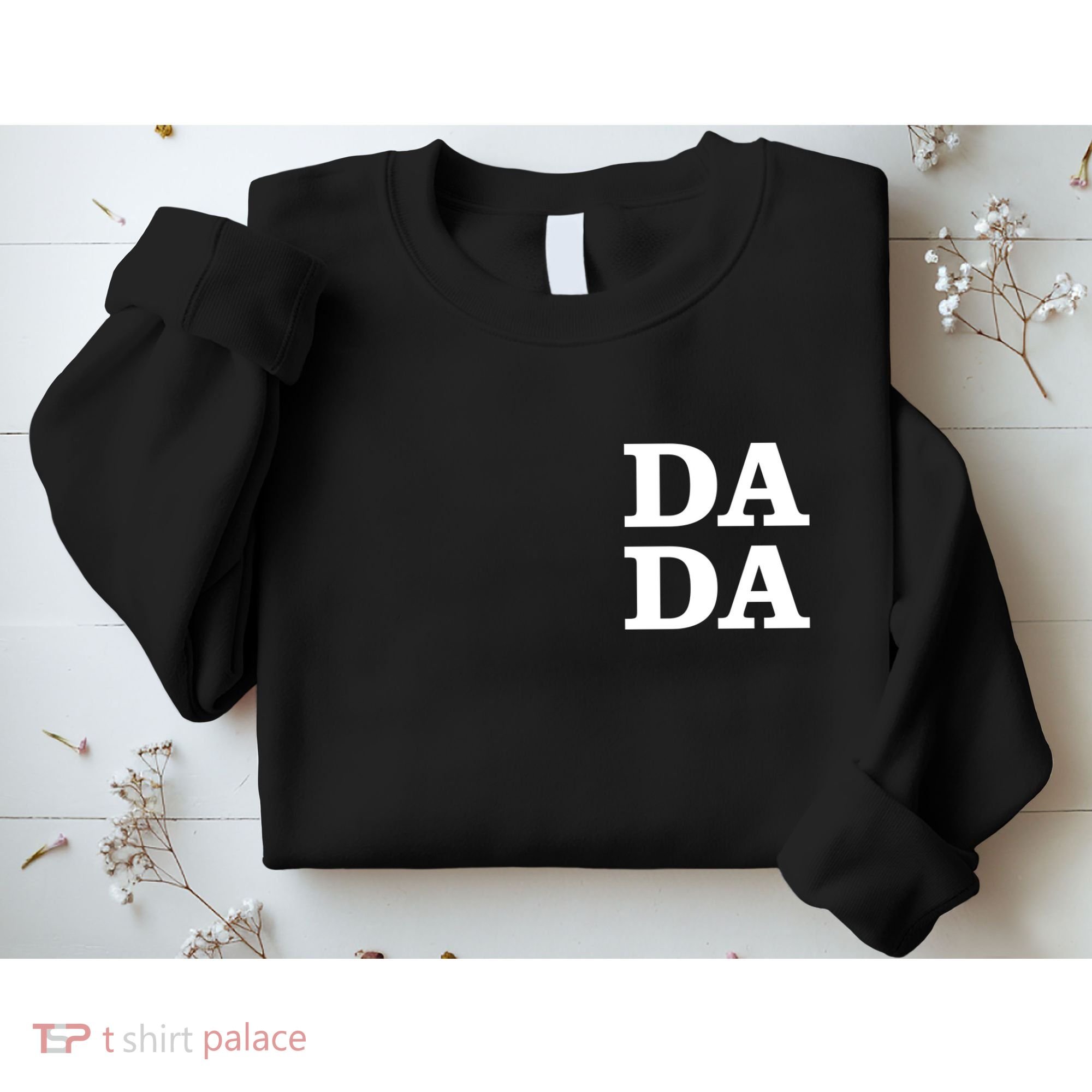 Da Da Dad Pocket Logo Fathers Day Sweatshirt