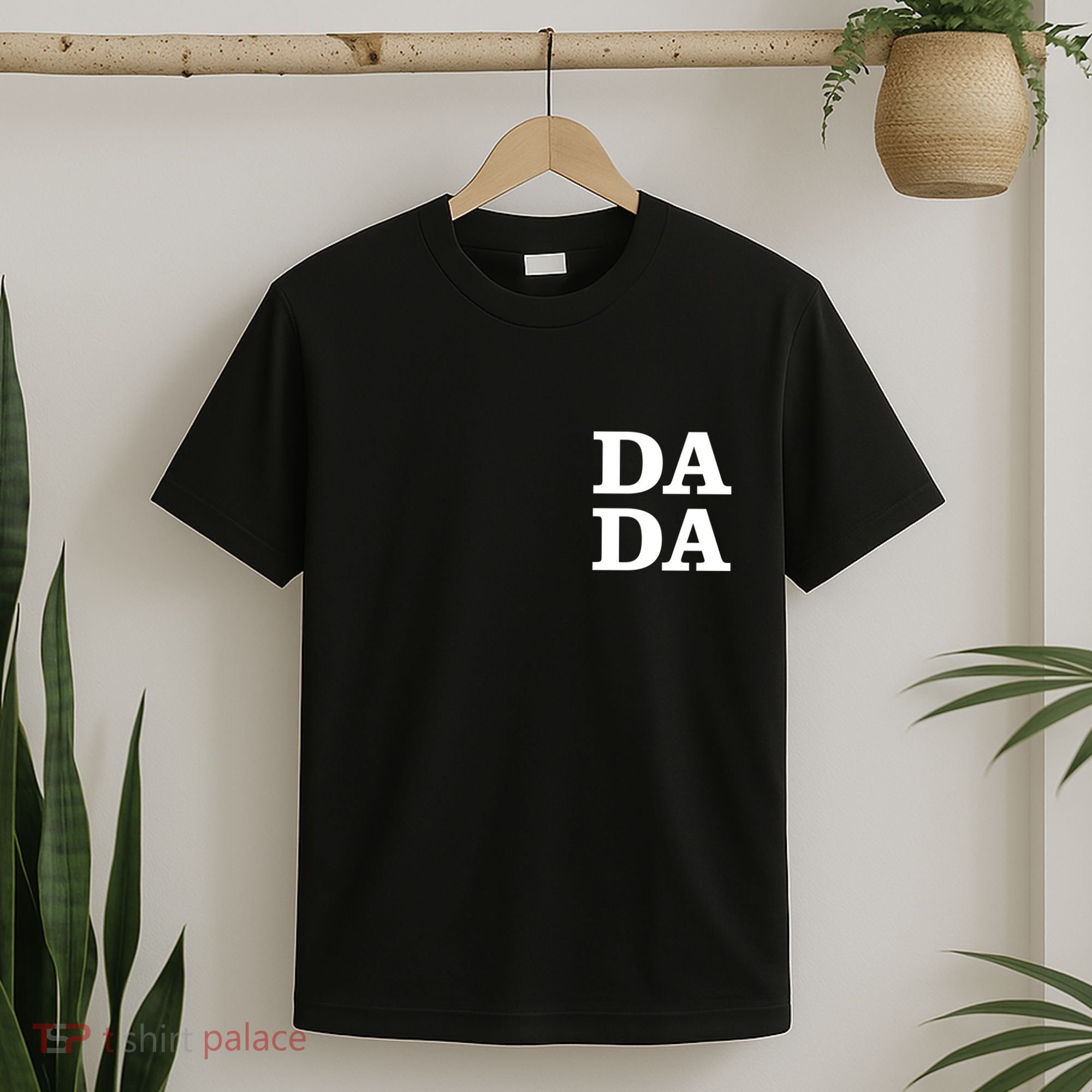 Da Da Dad Pocket Logo Fathers Day T-Shirt