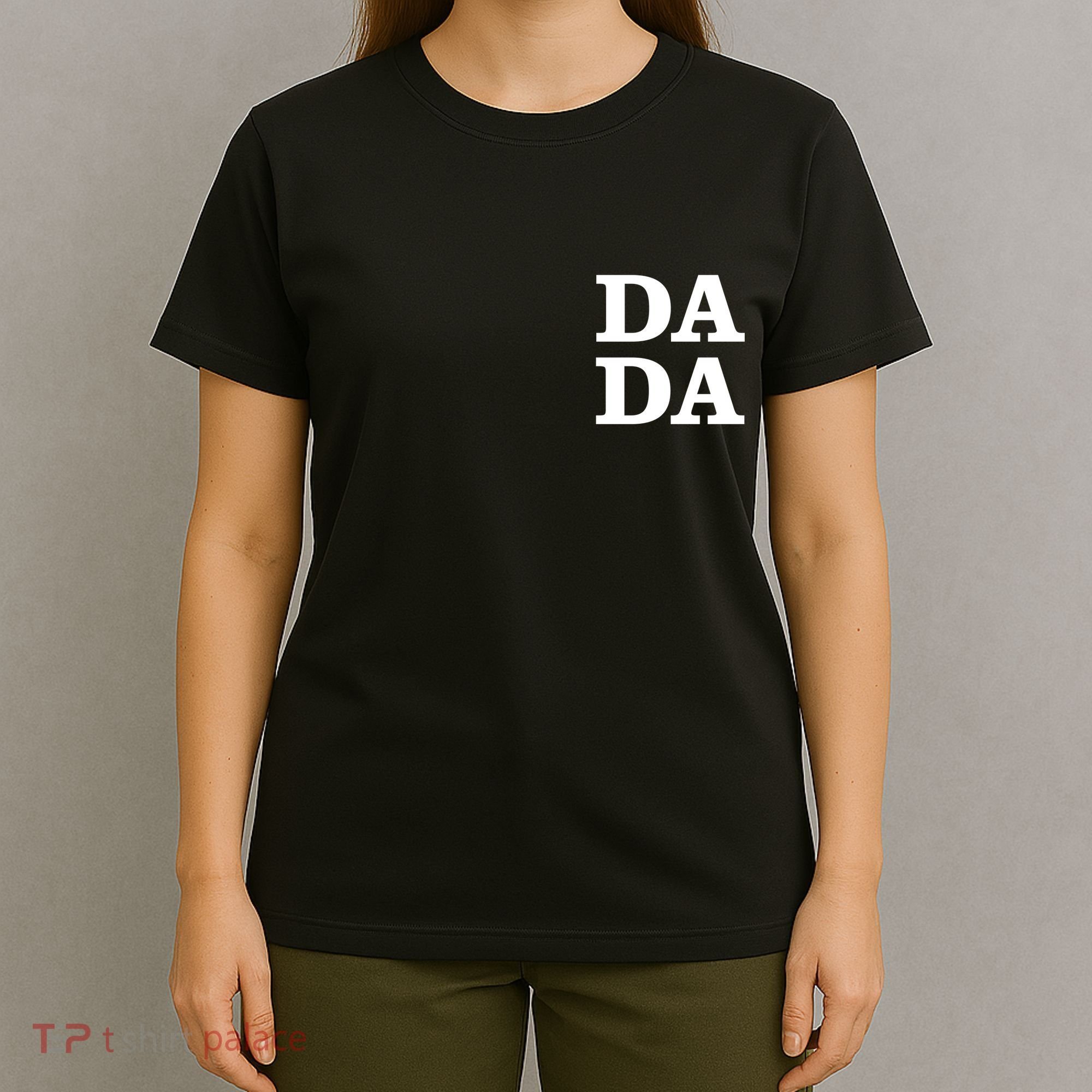 Da Da Dad Pocket Logo Fathers Day T-Shirt