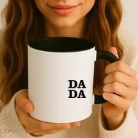 Da Da Dad Pocket Logo Fathers Day Coffee Mug thumb 3