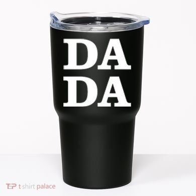 Da Da Dad Pocket Logo Fathers Day Tumbler